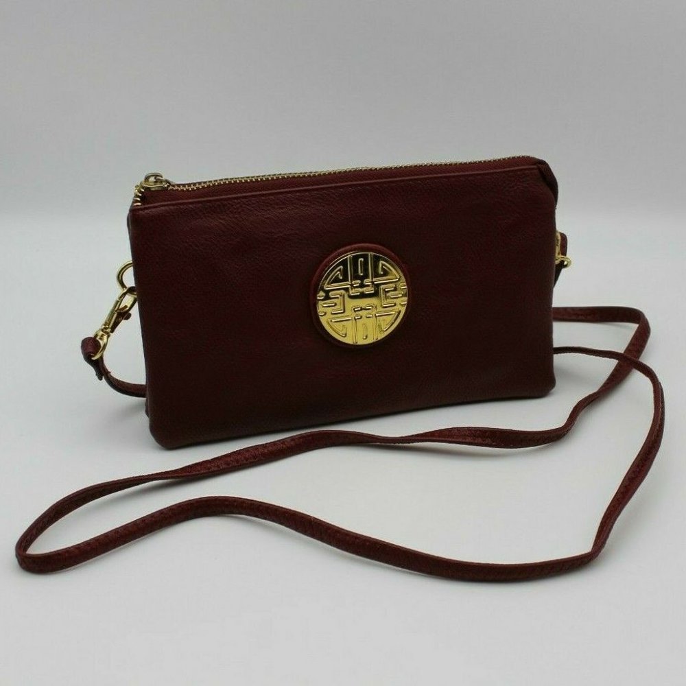 Women's Burgundy Small Purse